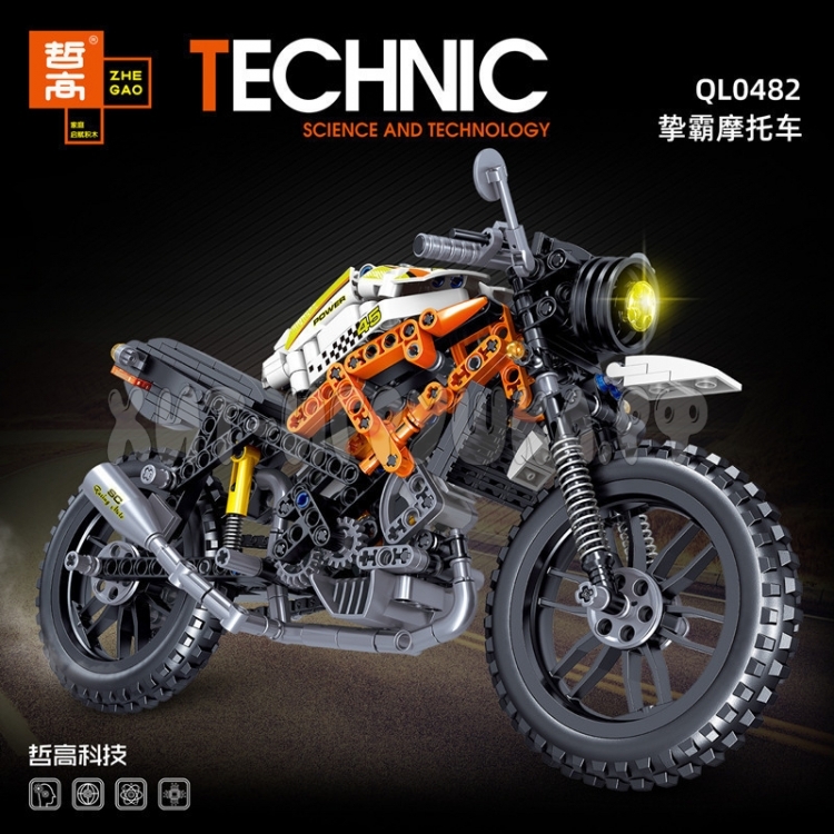 Конструктор Мотоцикл 477 дет. QL0482