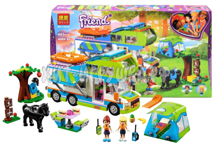 Конструктор Друзья. Дом на колёсах 493 дет. 10858