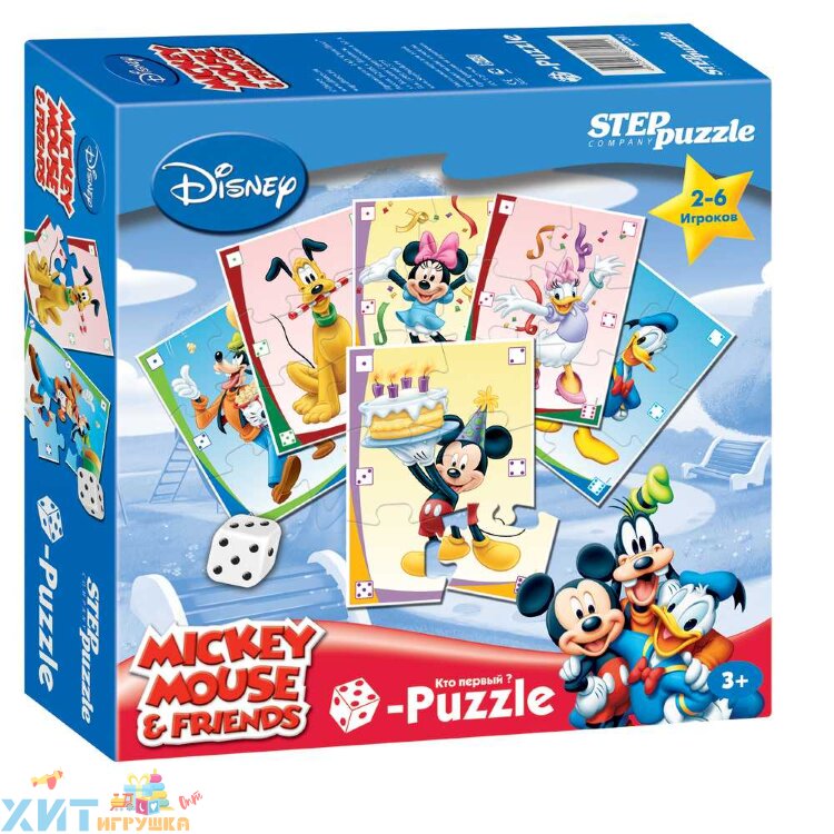 Игра "Микки Маус" Кубик-Puzzle 87201