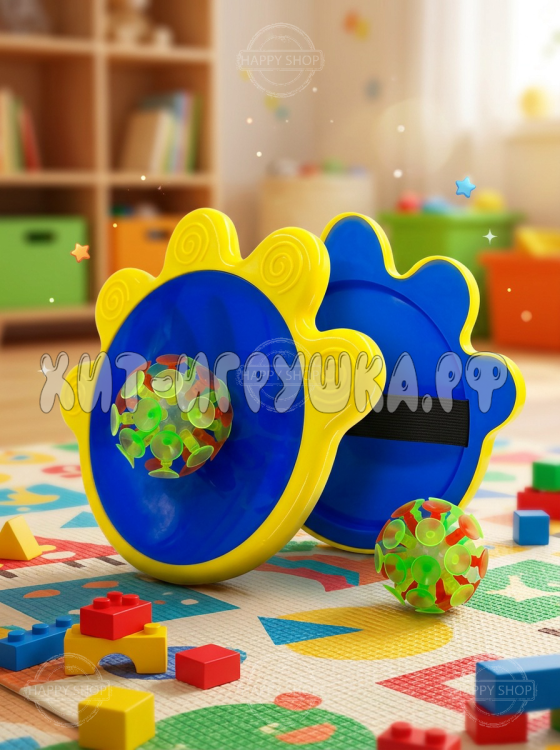 Игровой набор Кетчбол Поймай мяч на липучках (ВЫБОР ЦВЕТА) YG01I Игровой набор Кетчбол Поймай мяч на липучках (ВЫБОР ЦВЕТА) YG01I