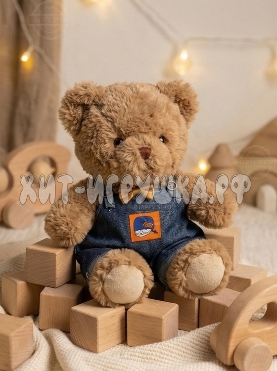 Мягкая игрушка Мишка в костюме 26 см (ВЫБОР ЦВЕТА) 2026-14