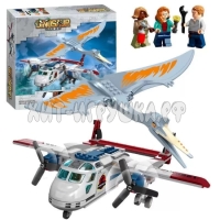 Конструктор Дино. Кетцалькоатль: нападение на самолёт 333 дет. 71001