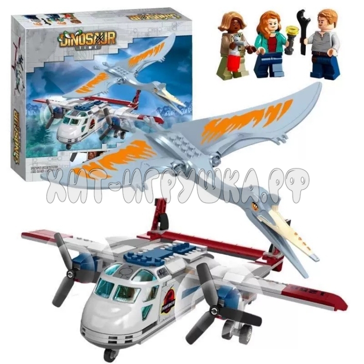Конструктор Дино. Кетцалькоатль: нападение на самолёт 333 дет. 71001