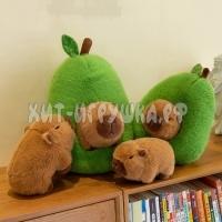 Мягкая игрушка Капибара в авокадо 28 см 240705-1