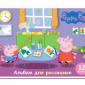 Альбом для рисования 12 л. А4 Свинка Пеппа 34050