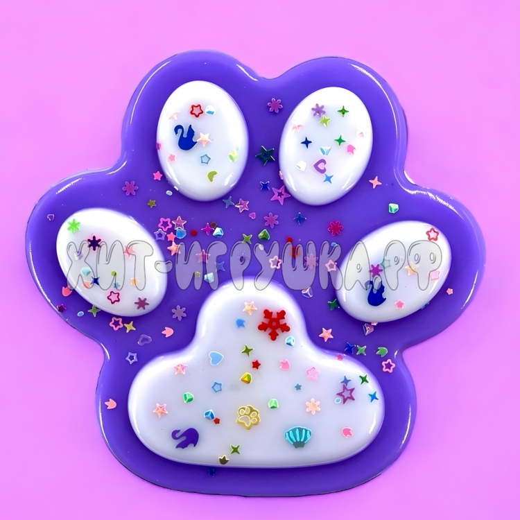 Антистресс игрушка Таба Сквиш ЛАПКА XXL 13*14 см (однотон) 1 шт в ассортименте 301-15
