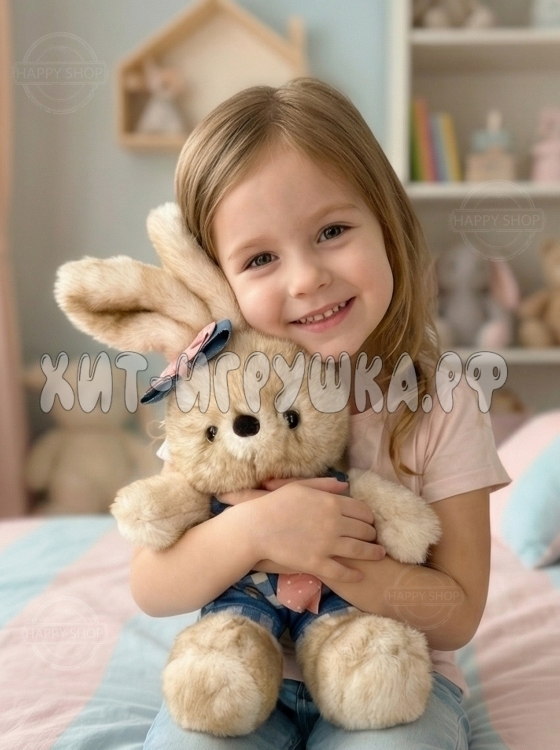 Мягкая игрушка Зайка 30 см 789-31-30