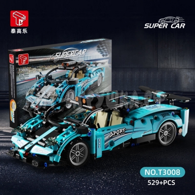 Конструктор Машина Pagani 529 дет. с инерционным механизмом T3008