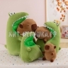Мягкая игрушка Капибара в костюме крокодила 40 см 241222-4