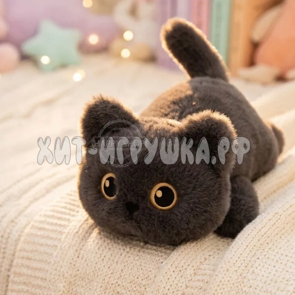 Мягкая игрушка Котик 35 см (ВЫБОР ЦВЕТА) 2026-7 Мягкая игрушка Котик 35 см (ВЫБОР ЦВЕТА) 2026-7