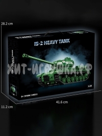 Конструктор танк ИС-2 1402 дет. 97006