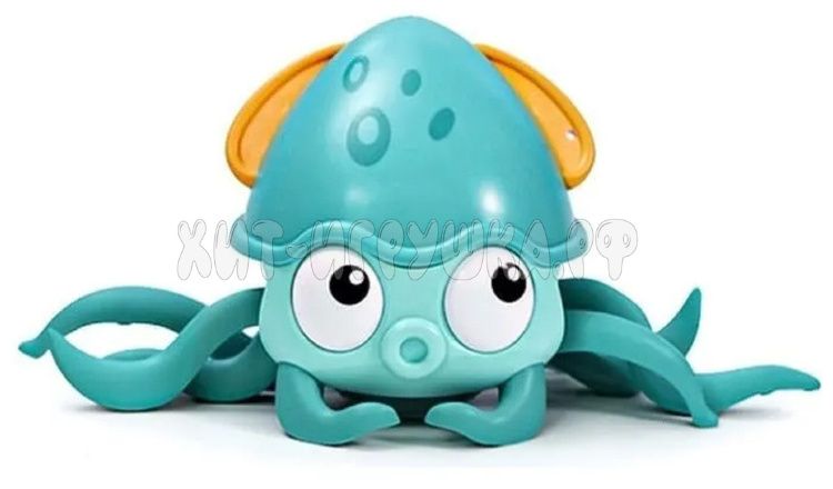 Заводная игрушка-каталка Кальмар QC23