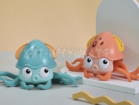 Заводная игрушка-каталка Кальмар QC23
