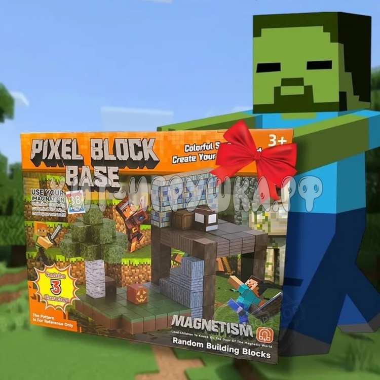 Конструктор магнитные кубики Майнкрафт 38 дет. RDF-950 Конструктор магнитные кубики Майнкрафт 38 дет. RDF-950