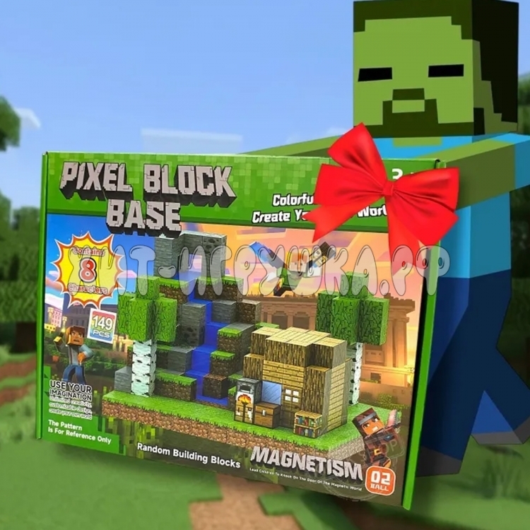 Конструктор магнитные кубики Майнкрафт 149 дет. RDF-958 Конструктор магнитные кубики Майнкрафт 149 дет. RDF-958