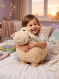 Мягкая игрушка Овечка барашек 35 см (ВЫБОР ЦВЕТА) 802-35ov