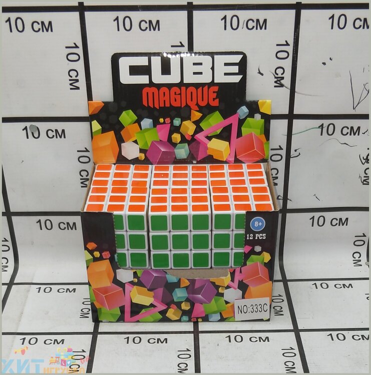 Кубик Рубика 12 шт в блоке 333C