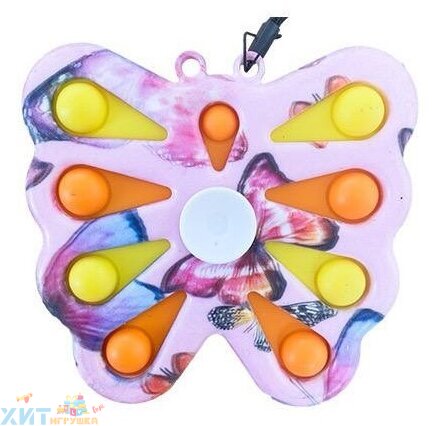 POP IT antistress Simple Dimple / Симпл димпл спиннер Бабочка в ассортименте popit_spiner02