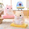 Мягкая игрушка Хомяк с пледом в ассортименте Мягкая игрушка Хомяк с пледом в ассортименте