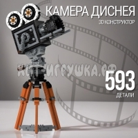 Конструктор 3D из миниблоков Камера Диснея 593 дет. MY97132