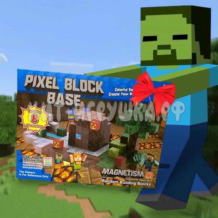 Конструктор магнитные кубики Майнкрафт 138 дет. RDF-960 Конструктор магнитные кубики Майнкрафт 138 дет. RDF-960
