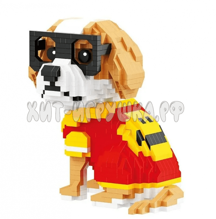 Конструктор 3D из миниблоков DOG Спаниель 963 дет. 18393
