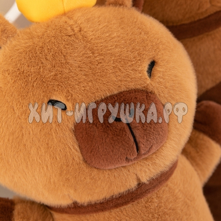 Мягкая игрушка обнимашка КАПИБАРА 70 см 240611-2 / HE003-1