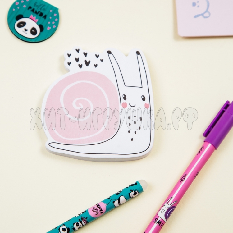 Самоклеящийся блок фигурный  50 л."Cute friends" MESHU MS_87699