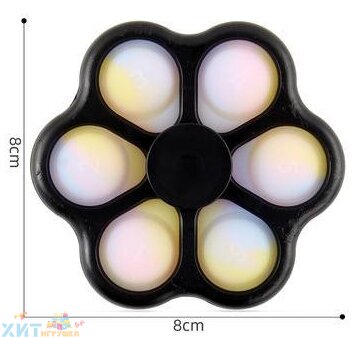 POP IT antistress Simple Dimple / Симпл димпл спиннер Хамелеон / Светится в темноте / в ассортименте popit_spiner05