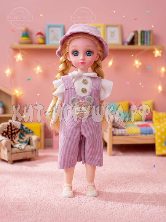 Кукла 30 см в комбинезоне R09-38