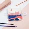 Скетчбук 60 л. 15*15 см на гребне, 120г/м2, soft-touch "Mountcats" MESHU MS_44871 Скетчбук 60 л. 15*15 см на гребне, 120г/м2, soft-touch "Mountcats" MESHU MS_44871