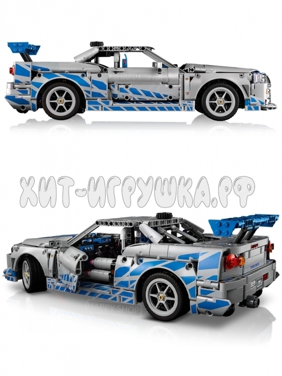 Конструктор Форсаж 2: Nissan Skyline GT-R (R34) 1410 дет. 25654