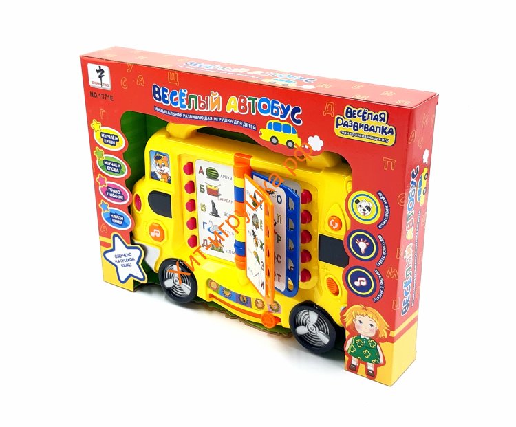 Развивающая игрушка Автобус (свет, звук) 1371E