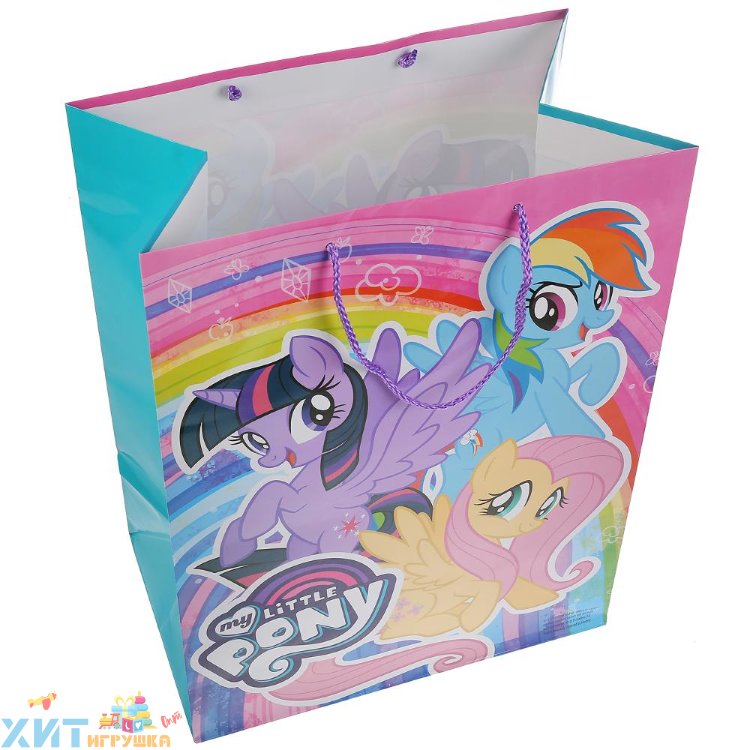 Пакет подарочный глянцевый My Little Pony 33х46х20 см CLRBG-MLP-03-1