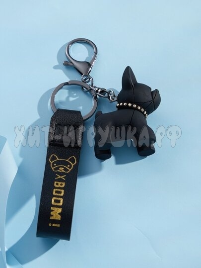 Брелок с карабином БУЛЬДОГ в ассортименте br_buldog