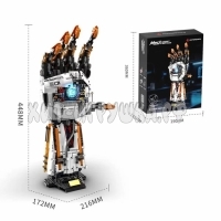 Конструктор программируемый Бионическая роботизированная рука 1622 дет. Р/У H1001