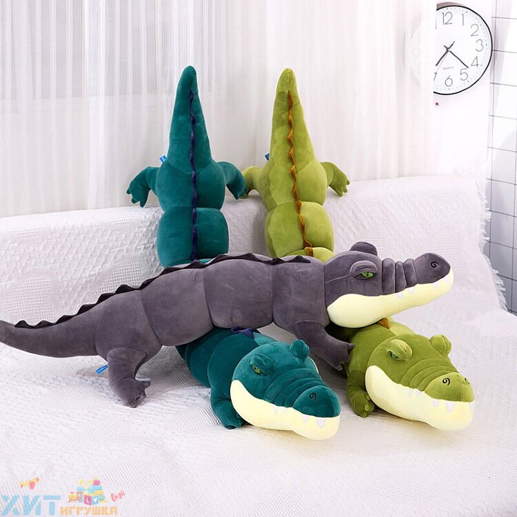 Мягкая игрушка обнимашка КРОКОДИЛ 120 см (ВЫБОР ЦВЕТА) crocod110 / 90907-58 / 80803-3