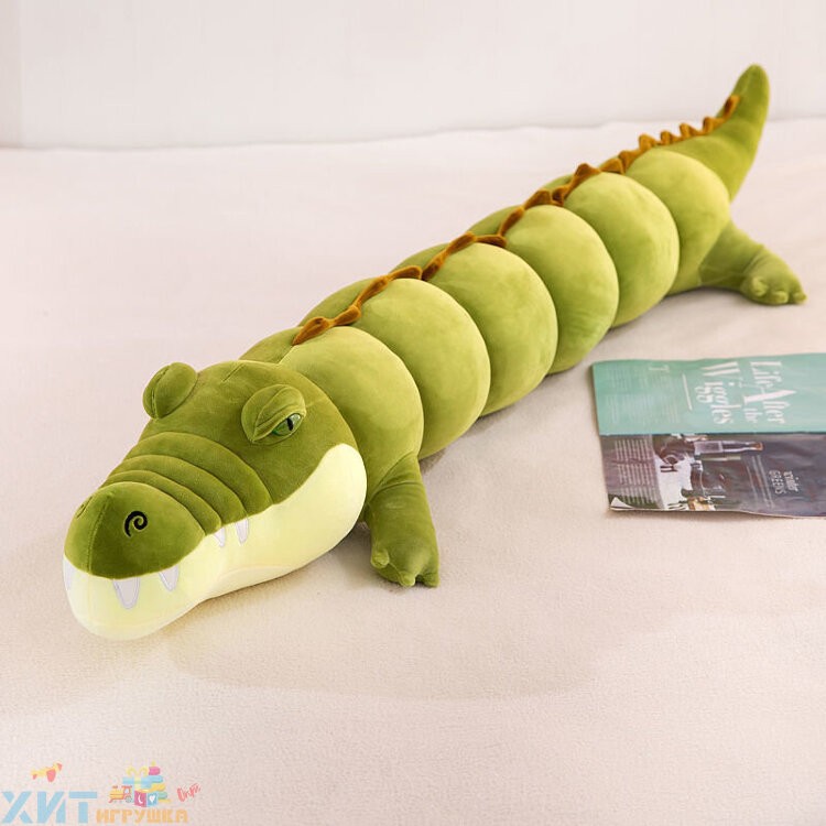 Мягкая игрушка обнимашка КРОКОДИЛ 120 см (ВЫБОР ЦВЕТА) crocod110 / 90907-58 / 80803-3