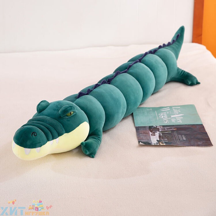 Мягкая игрушка обнимашка КРОКОДИЛ 120 см (ВЫБОР ЦВЕТА) crocod110 / 90907-58 / 80803-3
