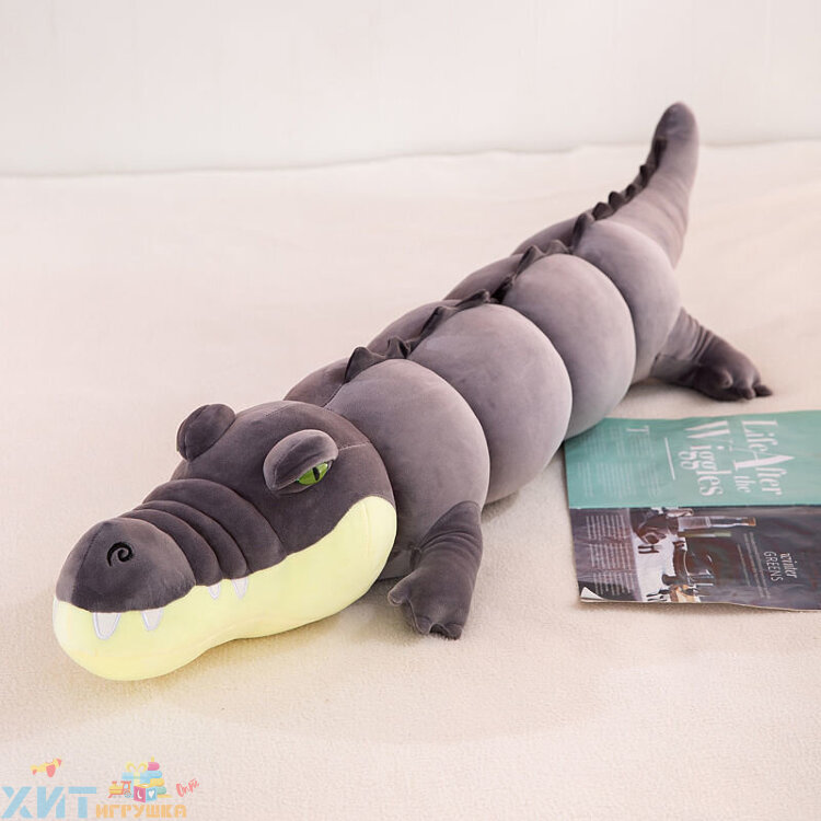 Мягкая игрушка обнимашка КРОКОДИЛ 120 см (ВЫБОР ЦВЕТА) crocod110 / 90907-58 / 80803-3