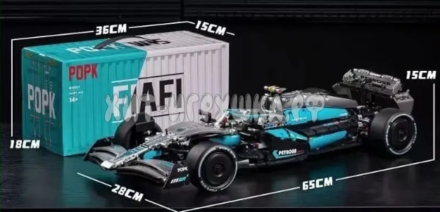 Конструктор Гоночный автомобиль F1 1729 дет. MK6021 Конструктор Гоночный автомобиль F1 1729 дет. MK6021
