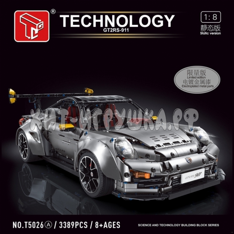 Конструктор Porsche 911 GT3 RS 3389 дет. T5026A