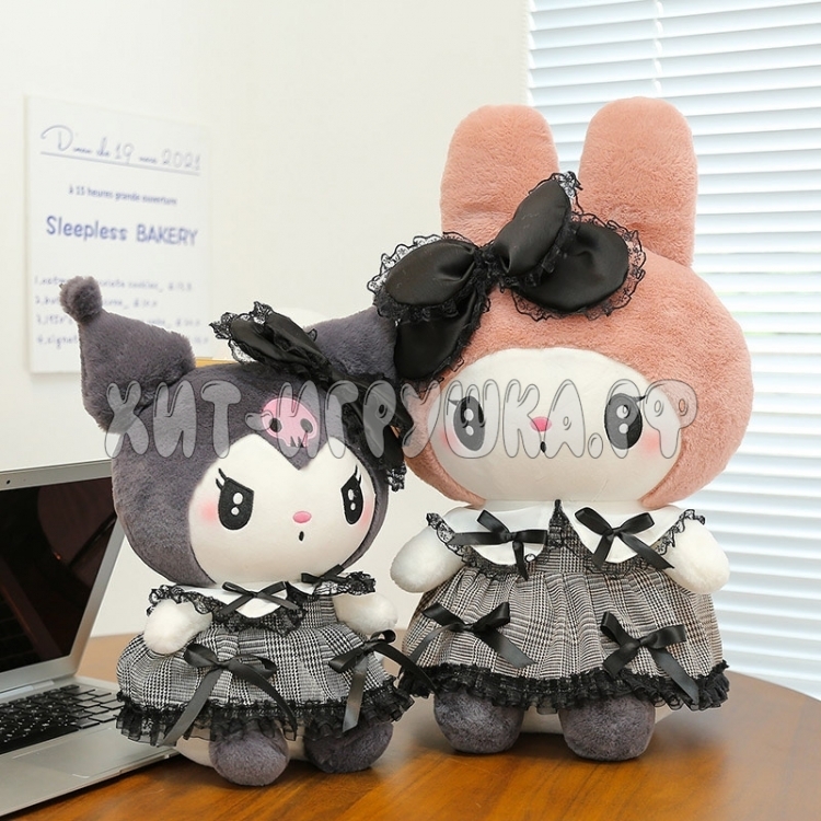 Мягкая игрушка обнимашка аниме Куроми Kuromi Melody 50 см (ВЫБОР ЦВЕТА) QY005-2