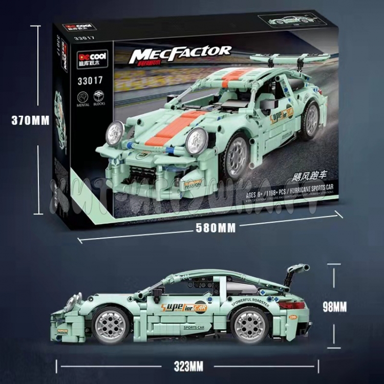 Конструктор Гоночный автомобиль 1198 дет. 33017