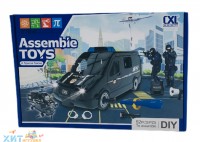 Игровой набор конструктор с отверткой Полиция 52 дет. CXL200-56A