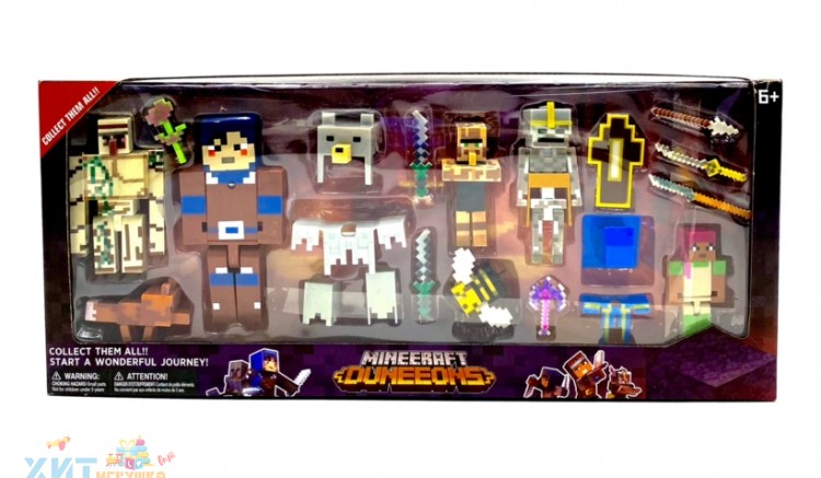 Набор фигурок Майнкрафт Minecraft DUNGEONS в ассортименте 20196-2 Набор фигурок Майнкрафт Minecraft DUNGEONS в ассортименте 20196-2