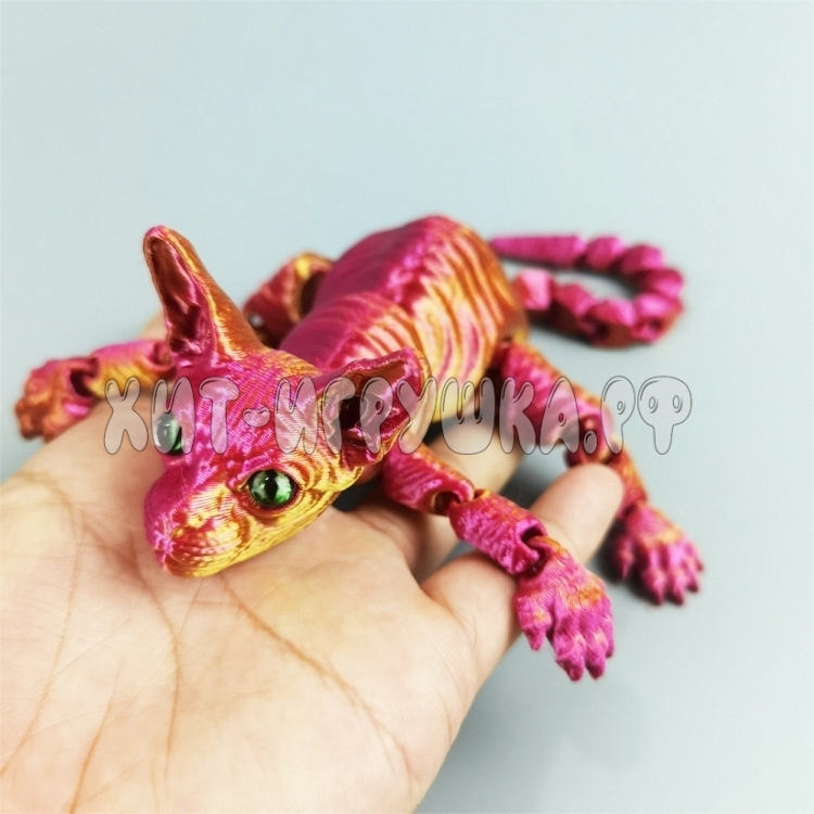 Антистресс игрушка Кот (пластик) 15 см 1 шт в ассортименте FH001_1 / LK3462