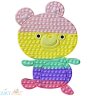 POP IT antistress Сенсорная игрушка с пузырьками МИШКА БОЛЬШОЙ / ПОПИТ / ПОП ИТ / Вечная пупырка popit_big_bear