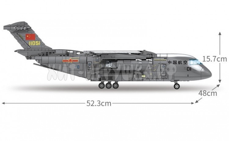 Конструктор Самолёт 1254 дет. 202130
