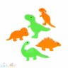 Набор для купания ЭВА "Динозавры" 02-013